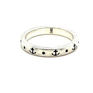 Retired James Avery Anchor Band Ring